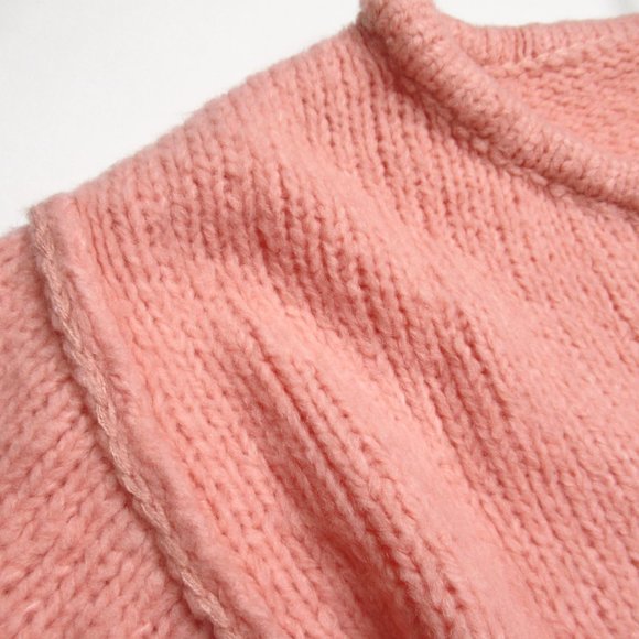 NWOT 💗 Anthropologie Maeve Boatneck Sweater Peach Pink - 1X (Plus) - Picture 6 of 8